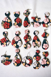Fleur Garden - Handmade Polymer Clay Earrings